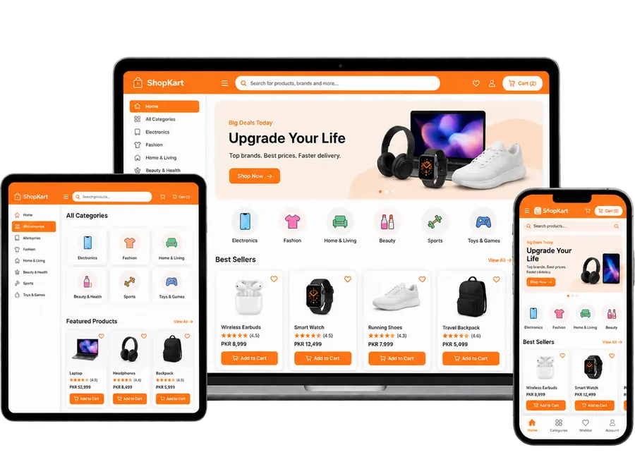 Website and UI design work by NexoraTech